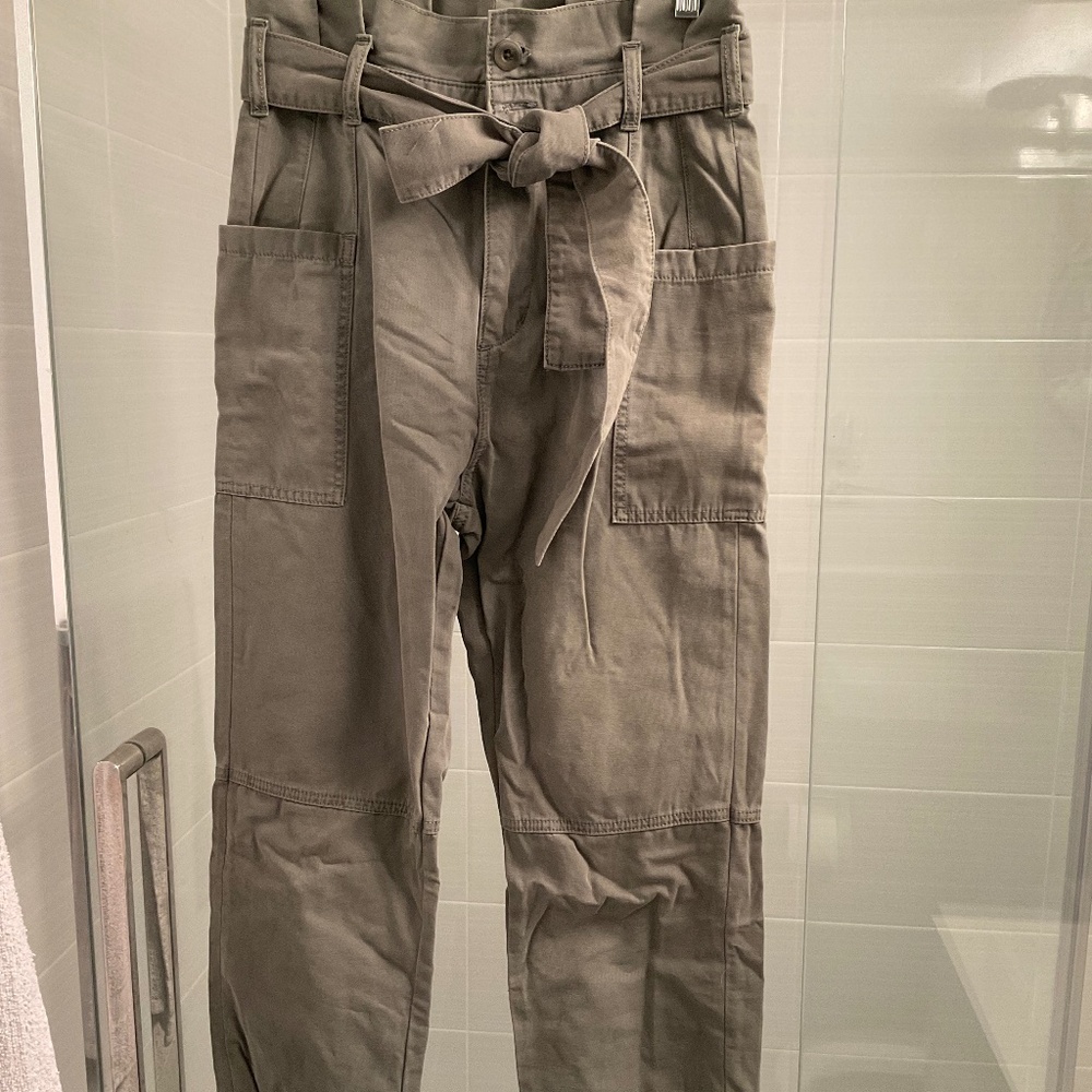 JOE’S Jeans Tie Waist Belted Cargo Pants
